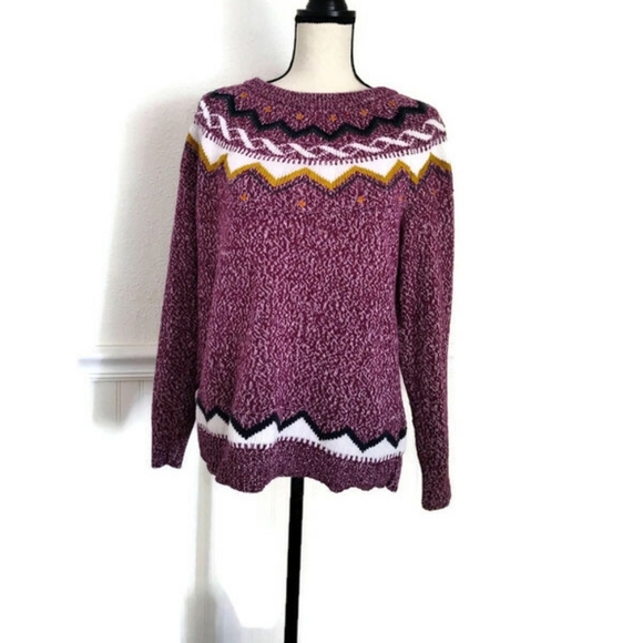 Old Navy Pullover Purple Sweater Size Size XL - Picture 2 of 6